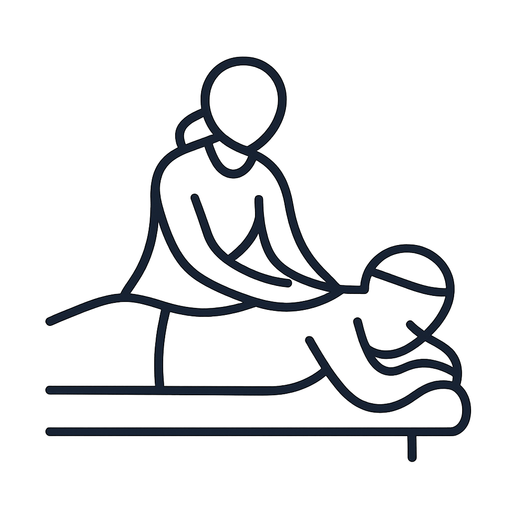 Ligneal de deux personnes, position assise alternée.